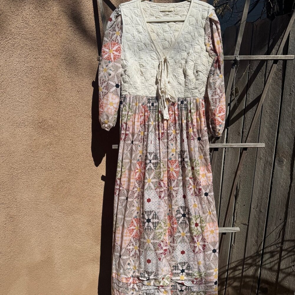 SOLD // Teresita Patchwork Dress // Size Medium